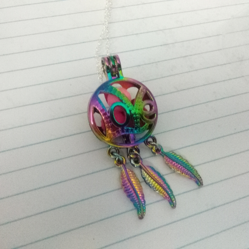Love Aromatherapy Locket Pendant Necklace